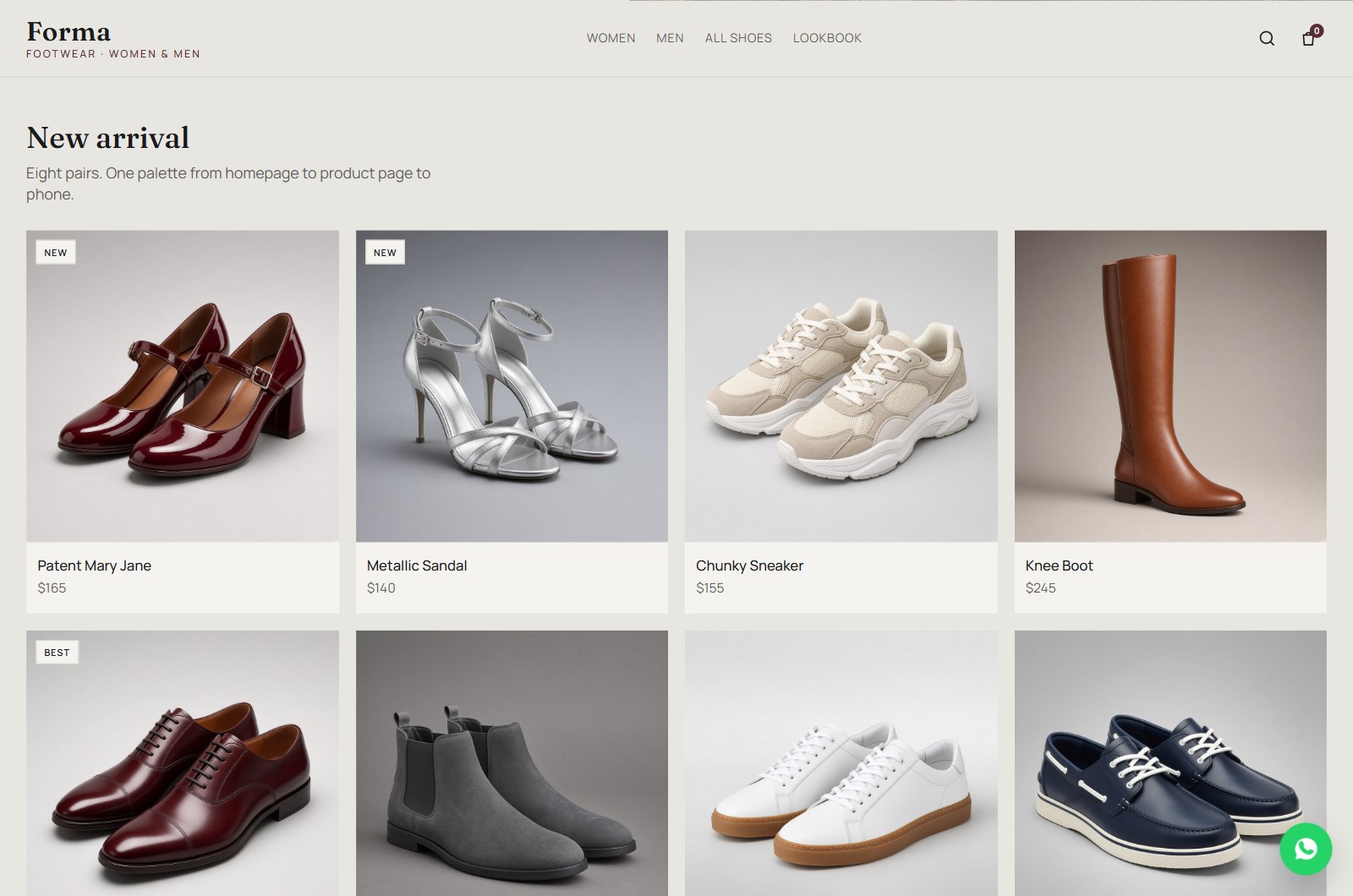 Product grid