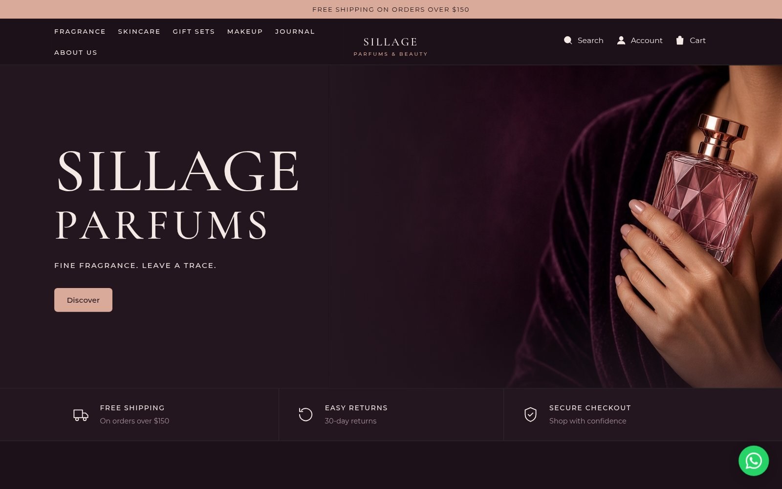 Sillage theme preview