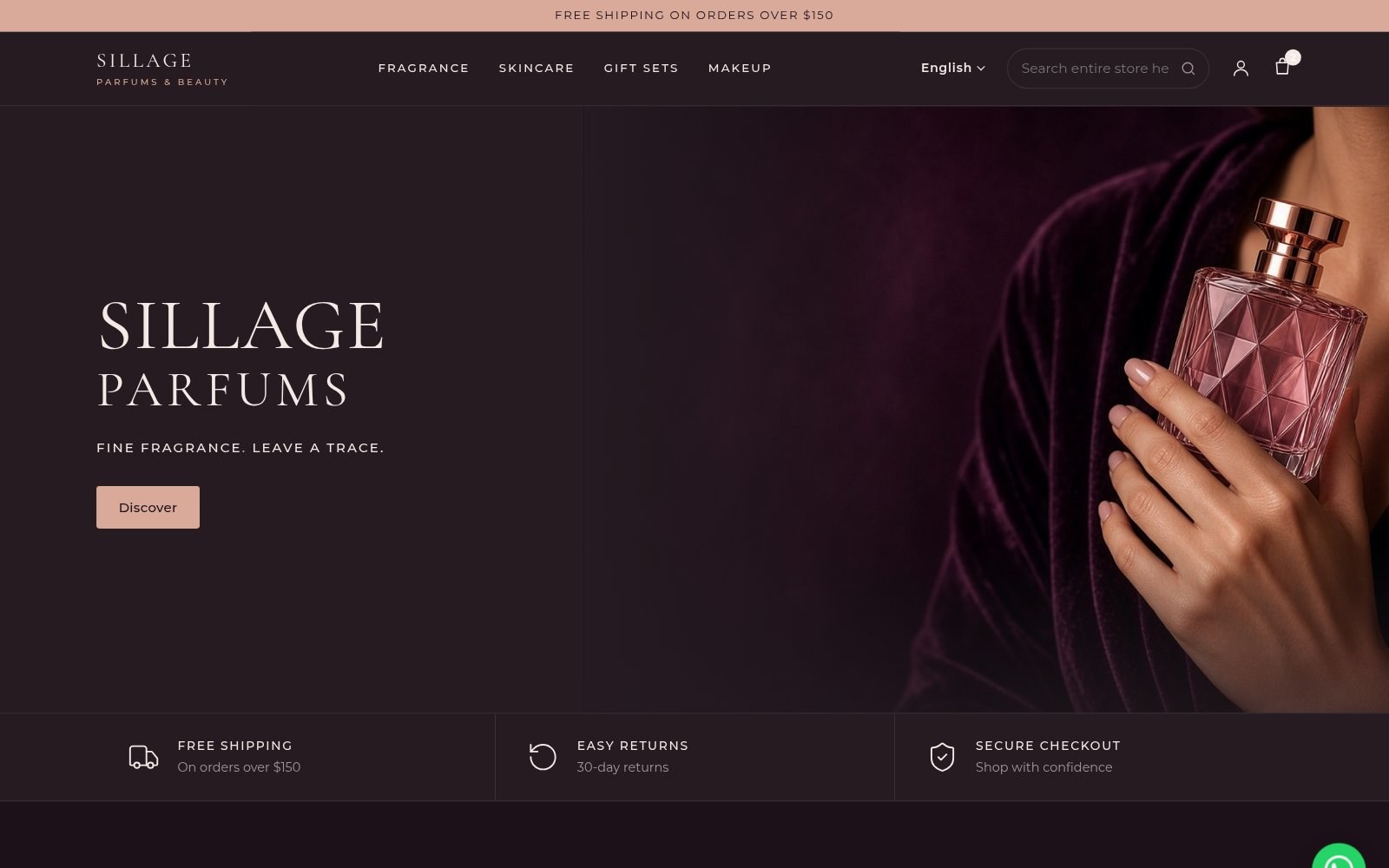 Sillage theme preview