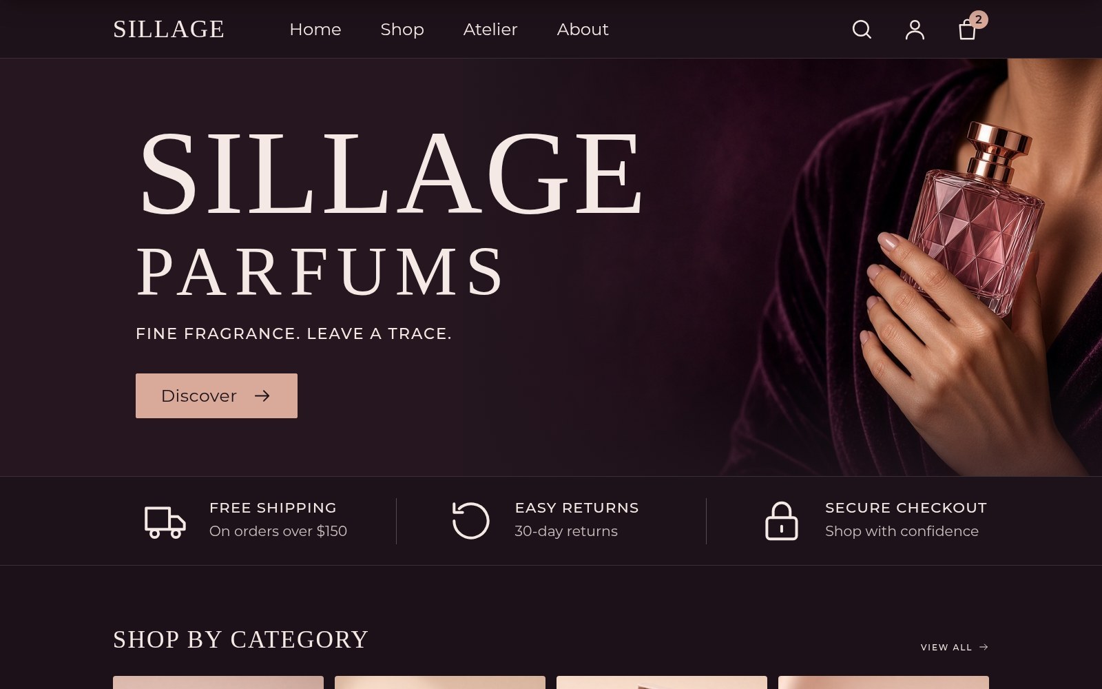 Sillage theme preview