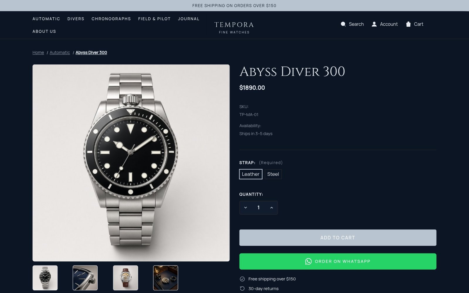 Product page