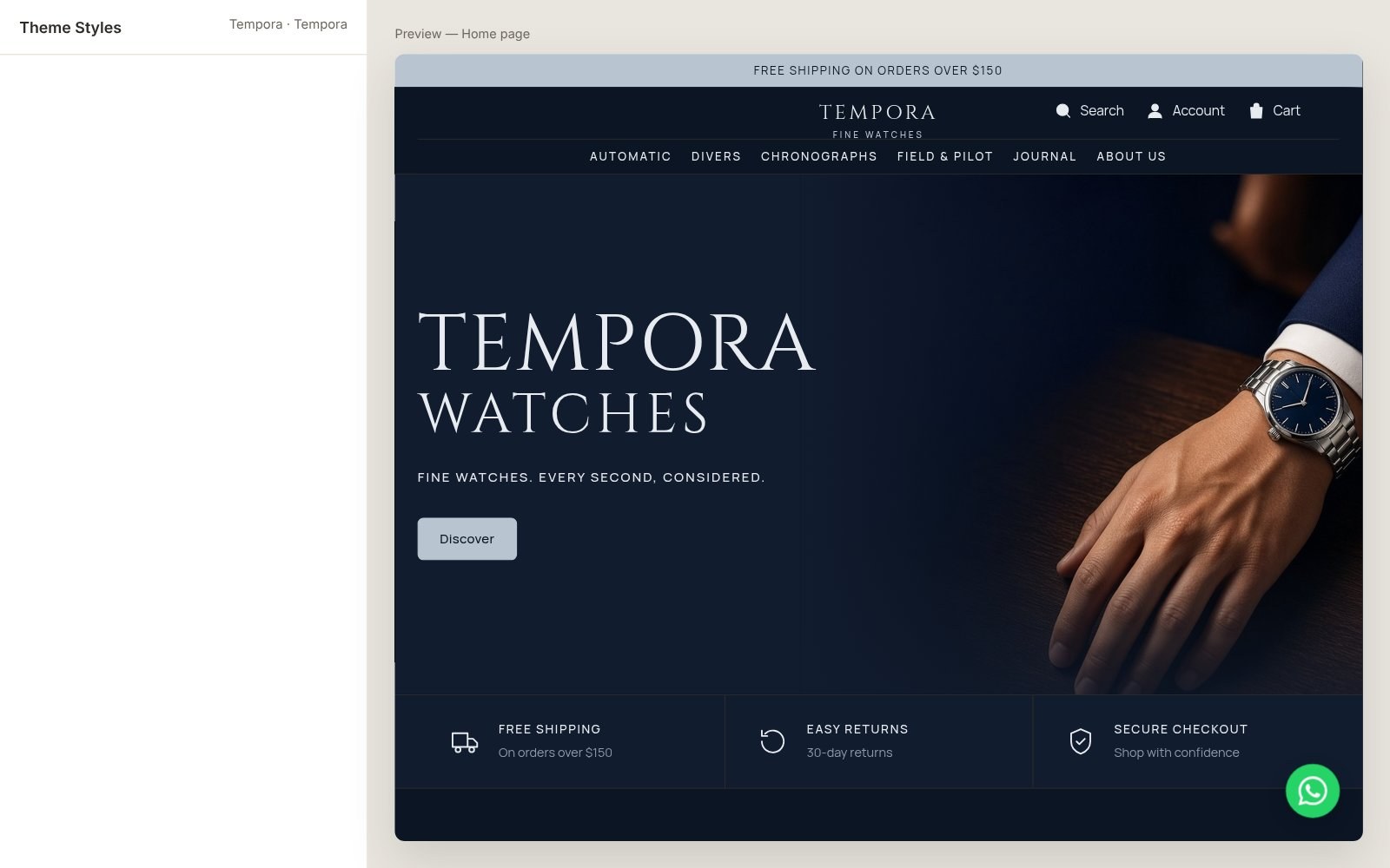 Everything editable in Page Builder