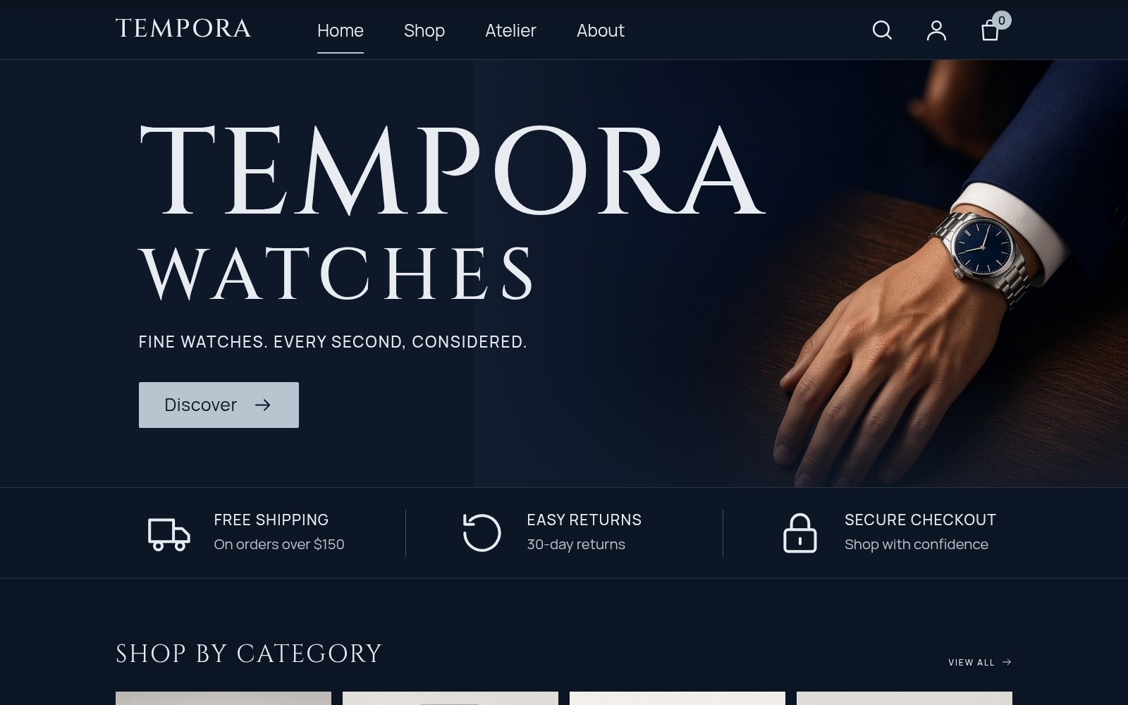 Tempora theme preview