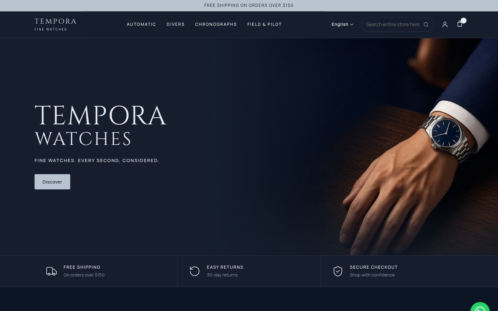 Tempora theme preview