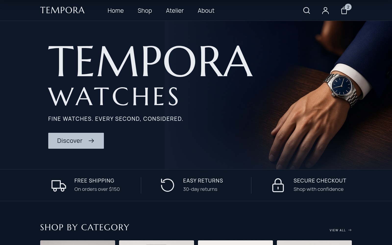 Tempora theme preview