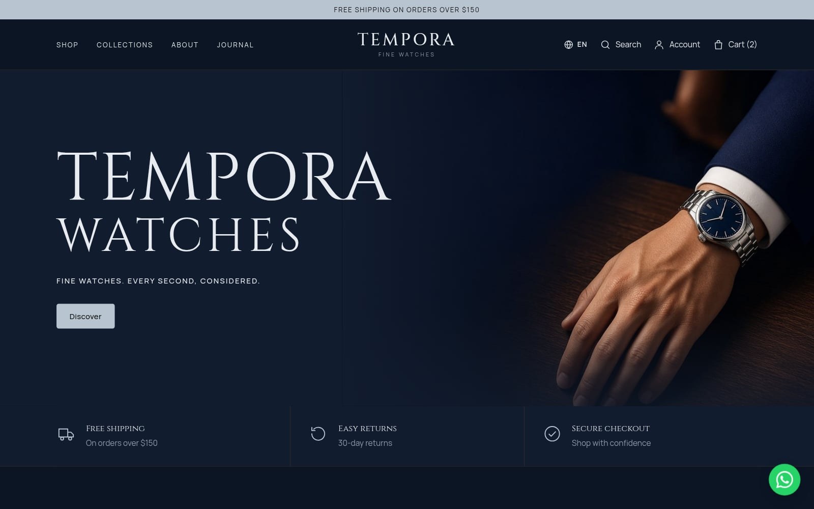 Tempora (Wix Kit) theme preview