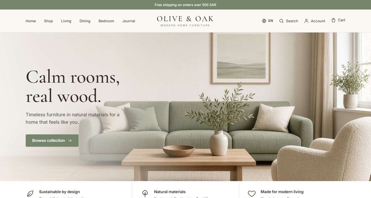 Yamshi: Olive & Oak